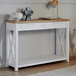 Landhaus Konsolentisch zweifarbig - Ristina^Wohnen Discount