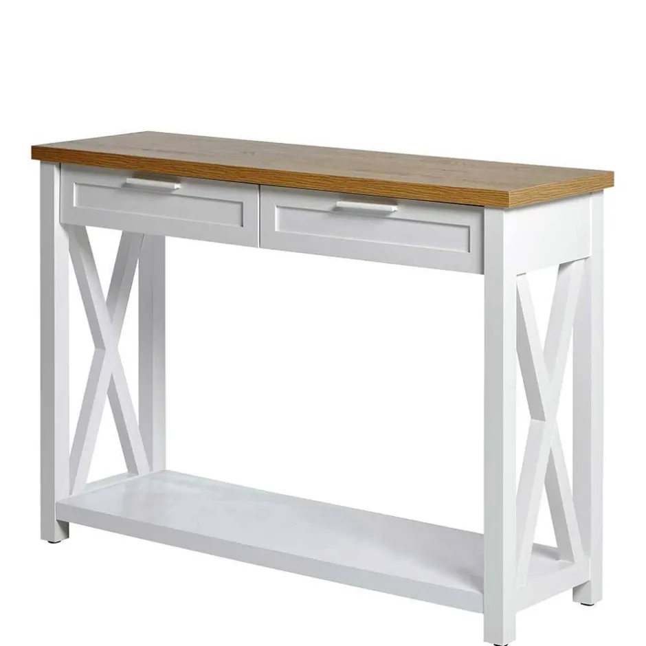 Landhaus Konsolentisch zweifarbig - Ristina^Wohnen Discount