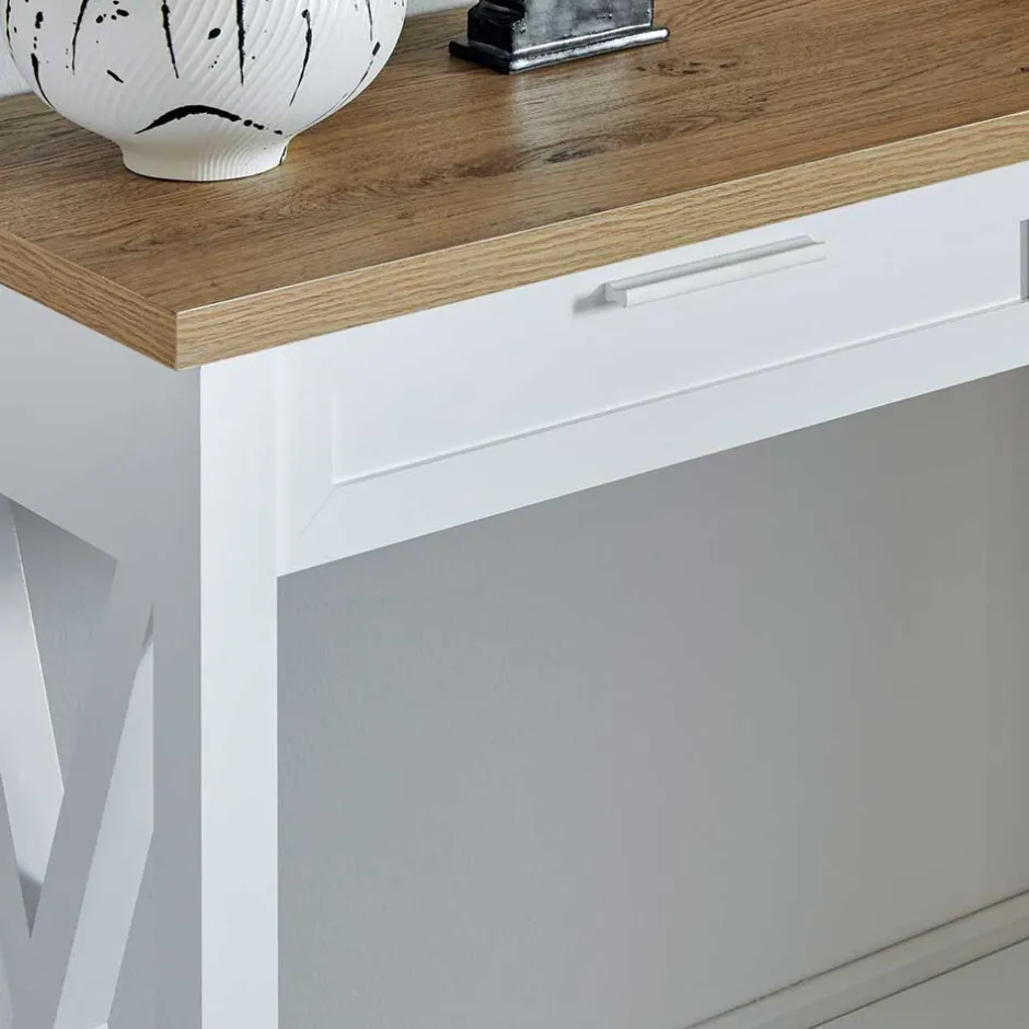 Landhaus Konsolentisch zweifarbig - Ristina^Wohnen Discount