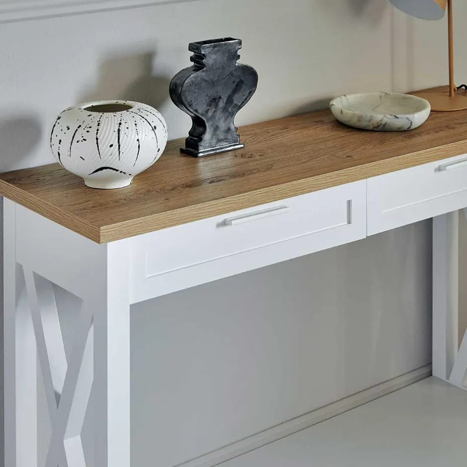 Landhaus Konsolentisch zweifarbig - Ristina^Wohnen Discount