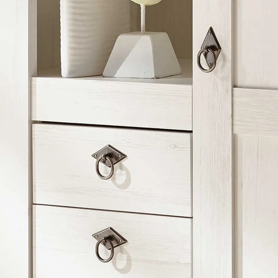 Wohnen Landhaus Möbel Kombination für Wohnzimmer - Diatara (vierteilig)