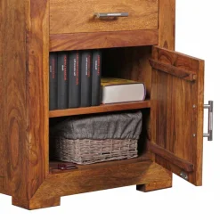 Landhaus Nachtkommode Hoslo mit Schublade^Wohnen New