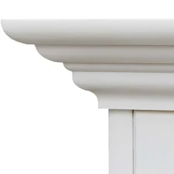 Wohnen Landhaus Nachtkommode in Weiß lackiert - Indico