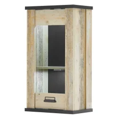 Wohnen Landhaus Oberschrank mit Glas Einsatz - Garisa