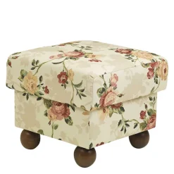 Landhaus Ohrenbackensessel mit Blumen Muster - Zavatraos^Wohnen Clearance