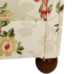 Landhaus Ohrenbackensessel mit Blumen Muster - Zavatraos^Wohnen Clearance