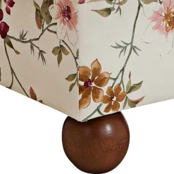 Landhaus Ohrensessel mit Blumen Stoff - Diazaja^Wohnen New