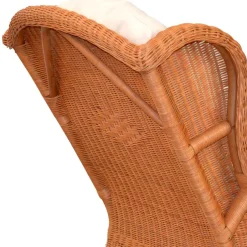 Wohnen Landhaus Rattansessel in Honigfarben - Fono