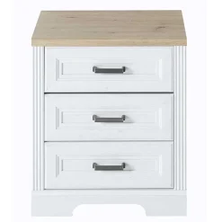 Wohnen Landhaus Rollcontainer mit drei Schubladen - Mehady