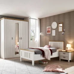 Wohnen Landhaus Schlafzimmer für eine Person - Malvissa I (dreiteilig)