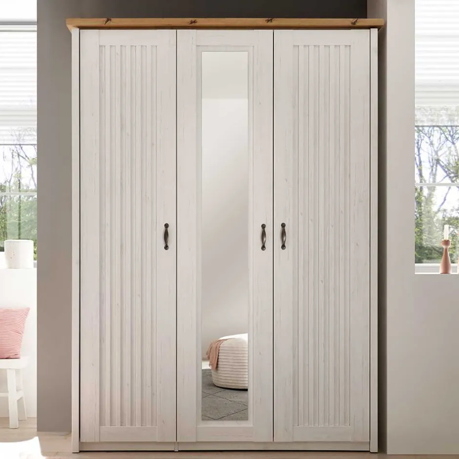 Wohnen Landhaus Schlafzimmer für eine Person - Malvissa I (dreiteilig)