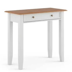 Landhaus Schminktisch in Weiß mit Eiche - Bordona^Wohnen Best