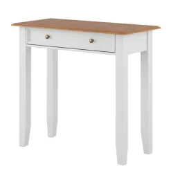 Landhaus Schminktisch in Weiß mit Eiche - Bordona^Wohnen Best
