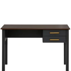 Landhaus Schreibtisch in Dunkelgrau - Mivaldana^Wohnen