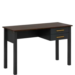 Landhaus Schreibtisch in Dunkelgrau - Mivaldana^Wohnen