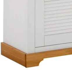 Wohnen Landhaus Schuhbank in Weiß & Honig - Axdonira