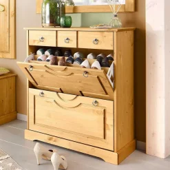 Wohnen Landhaus Schuhkipper mit zwei Klappen - Edranov