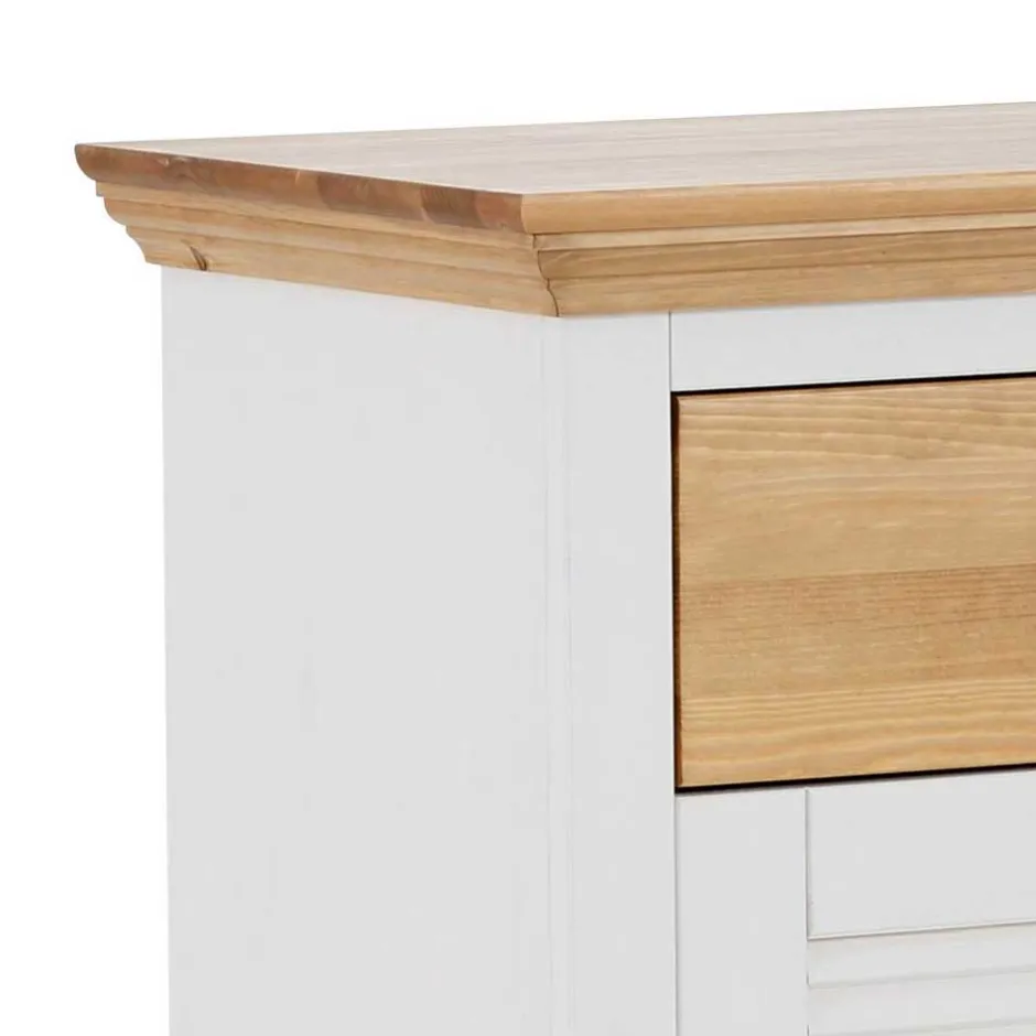 Landhaus Schuhschrank mit Lamellentüren - Axdonira^Wohnen Sale