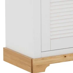 Landhaus Schuhschrank mit Lamellentüren - Axdonira^Wohnen Sale