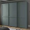 Landhaus Schwebetüren-Schrank in Graugrün - Rajavo^Wohnen Hot