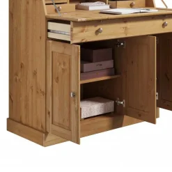 Wohnen Landhaus Sekretär aus Kiefer Massivholz - Brindusa