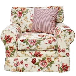 Landhaus Sessel mit Blumen Muster - Aurelius^Wohnen Online