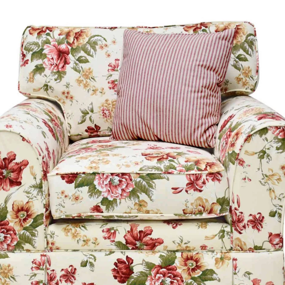 Landhaus Sessel mit Blumen Muster - Aurelius^Wohnen Online