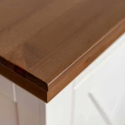 Wohnen Landhaus Sideboard aus Kiefer zweifarbig - Zalya
