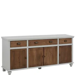 Landhaus Sideboard in Holz Braun - Veproma^Wohnen Discount