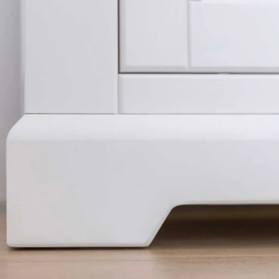 Wohnen Landhaus Sideboard in Weiß & Natur Kiefer - Saluts