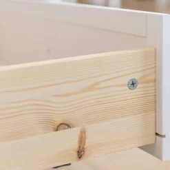 Wohnen Landhaus Sideboard in Weiß & Natur Kiefer - Saluts