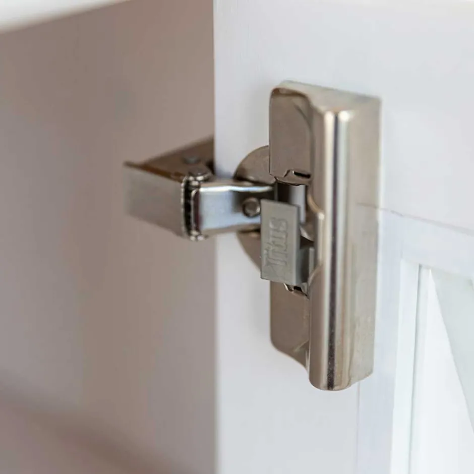 Wohnen Landhaus Sideboard in Weiß & Natur Kiefer - Saluts