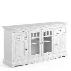 Landhaus Sideboard in Weiß lackiert - Indico^Wohnen Sale