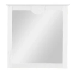 Wohnen Landhaus Spiegel mit weißem Holzrahmen - Vesrav