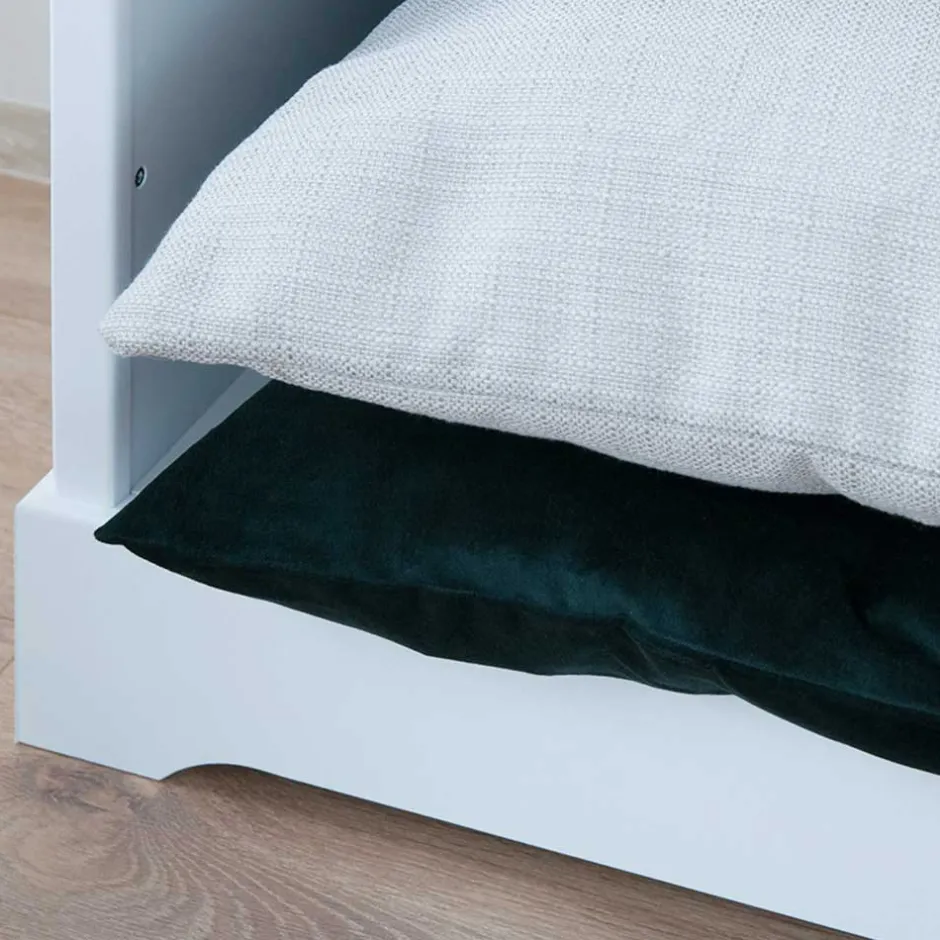 Landhaus Standregal in Weiß und Kiefer - Varicano^Wohnen Clearance