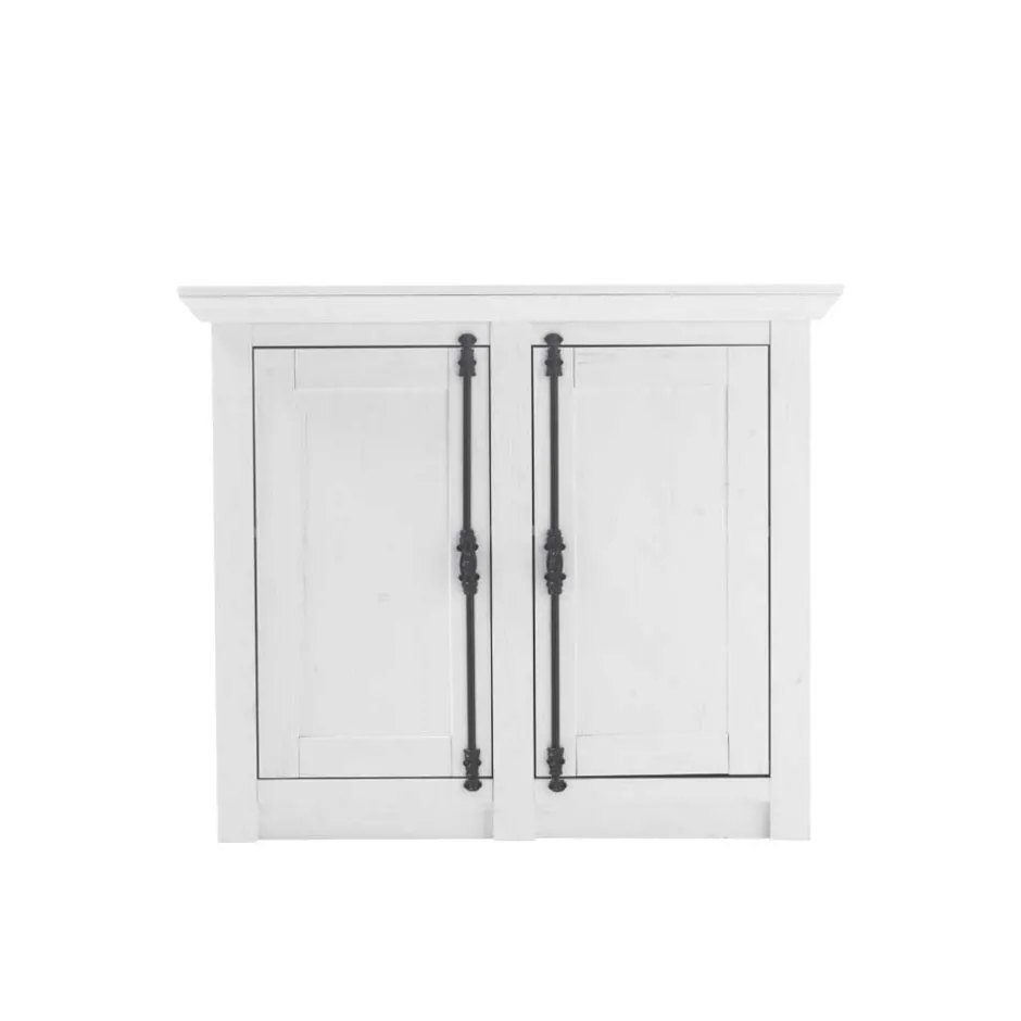 Wohnen Landhaus Türen-Kommode in Weiß - Chelles