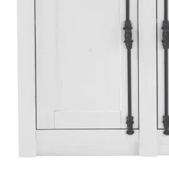 Wohnen Landhaus Türen-Kommode in Weiß - Chelles