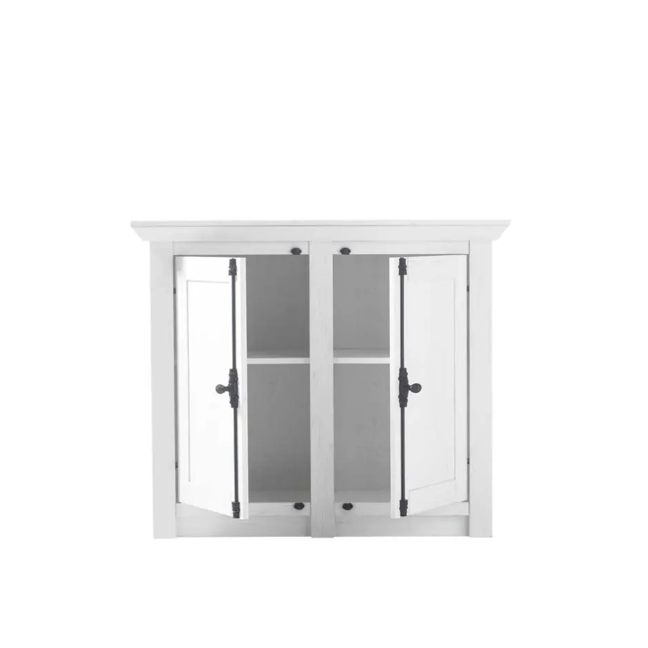 Wohnen Landhaus Türen-Kommode in Weiß - Chelles