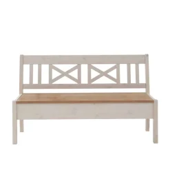 Landhaus Truhenbank Lugon in Weiß^Wohnen Best