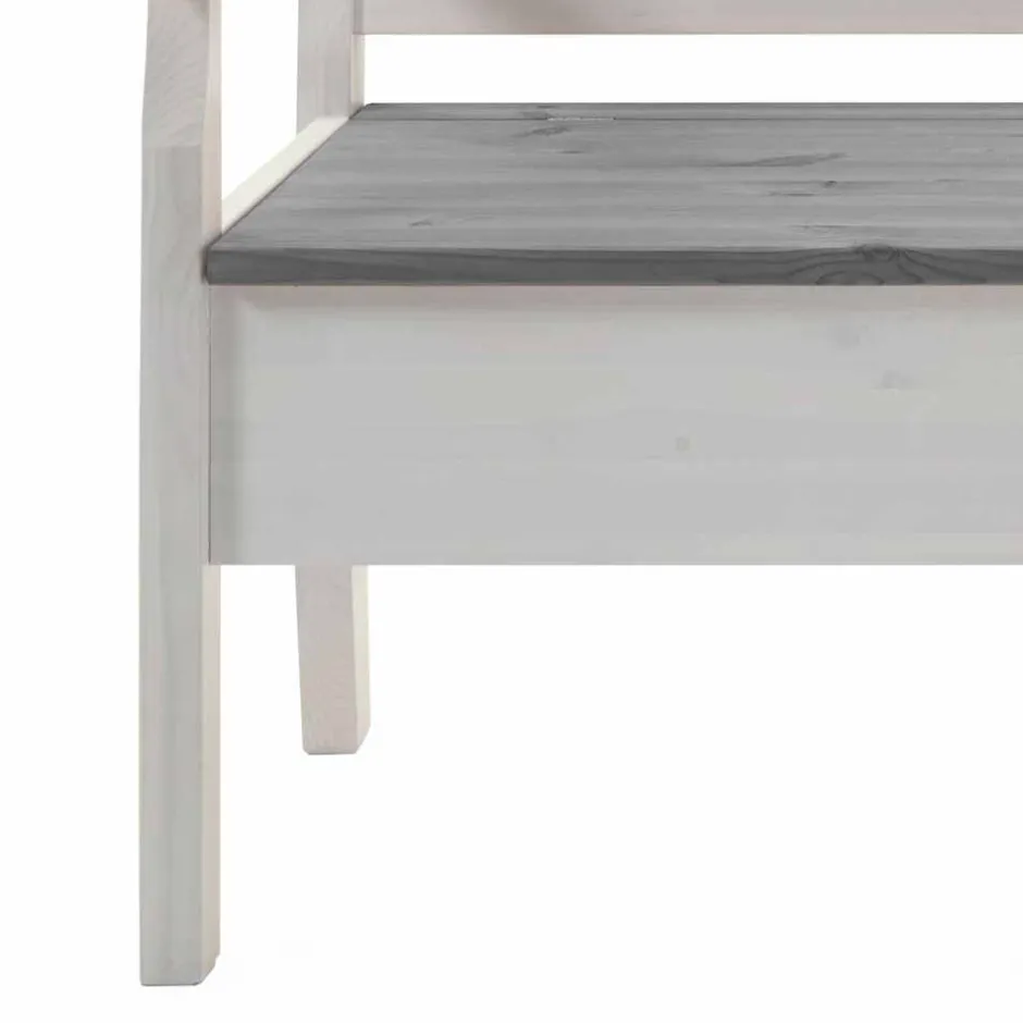 Landhaus Truhenbank Yoan aus Kiefer Massivholz^Wohnen