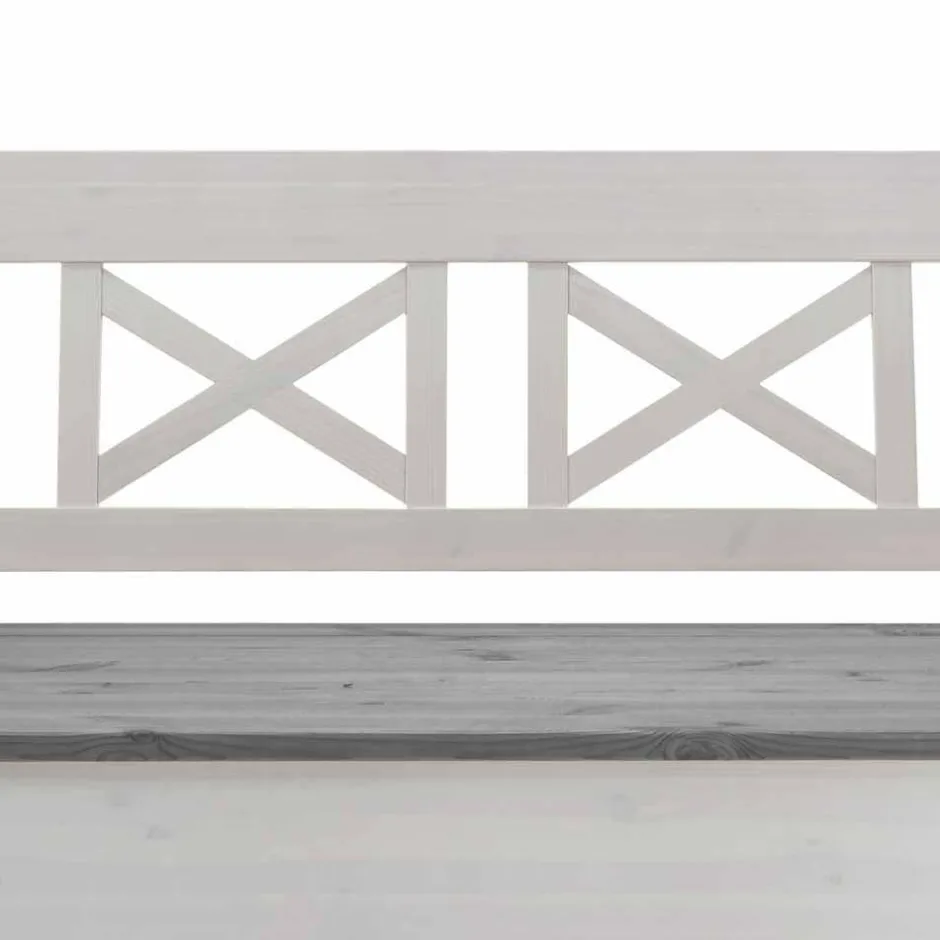 Landhaus Truhenbank Yoan aus Kiefer Massivholz^Wohnen