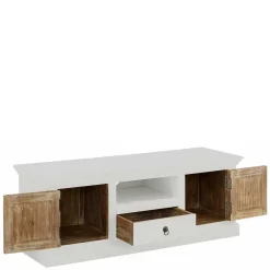 Landhaus TV Board in Weiß lackiert - Lucos^Wohnen Discount