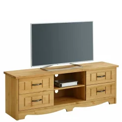 Landhaus TV Möbel aus Kiefer Massivholz - Vanpos^Wohnen Discount