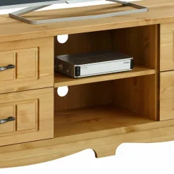 Landhaus TV Möbel aus Kiefer Massivholz - Vanpos^Wohnen Discount