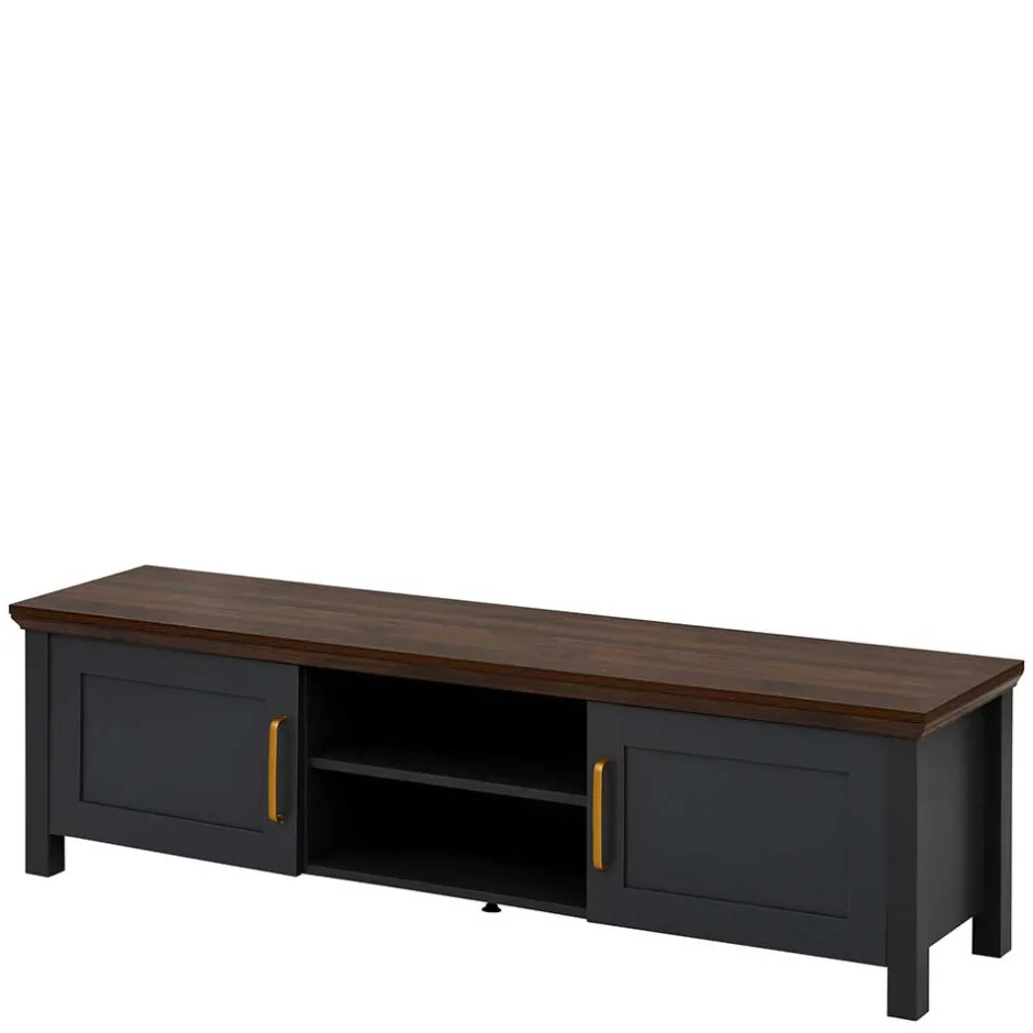 Landhaus TV-Board in Dunkelgrau - Mivaldana^Wohnen Hot