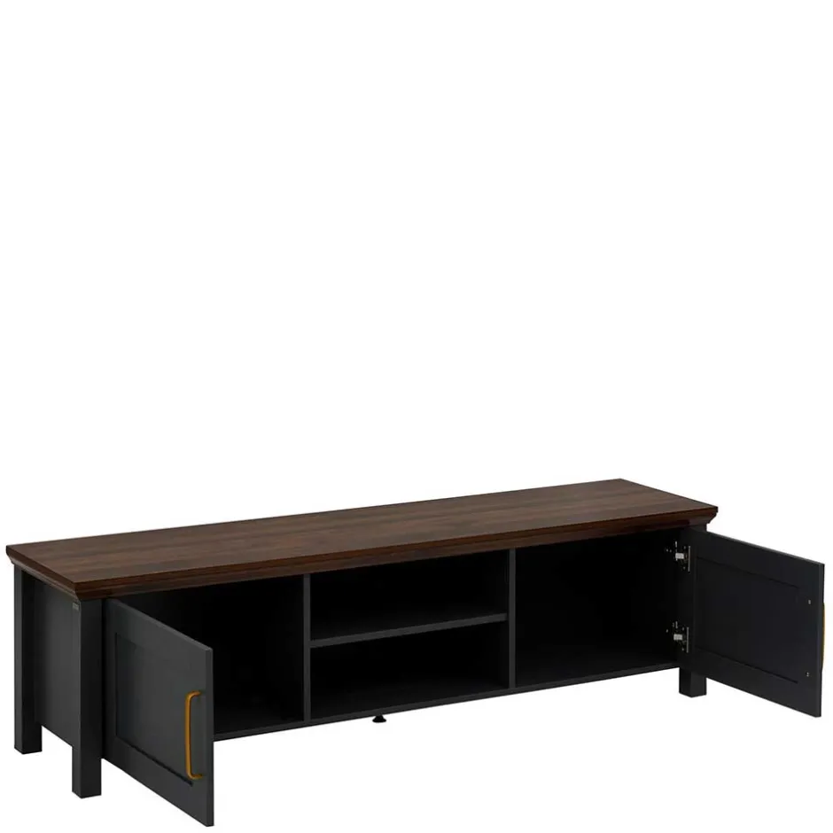 Landhaus TV-Board in Dunkelgrau - Mivaldana^Wohnen Hot