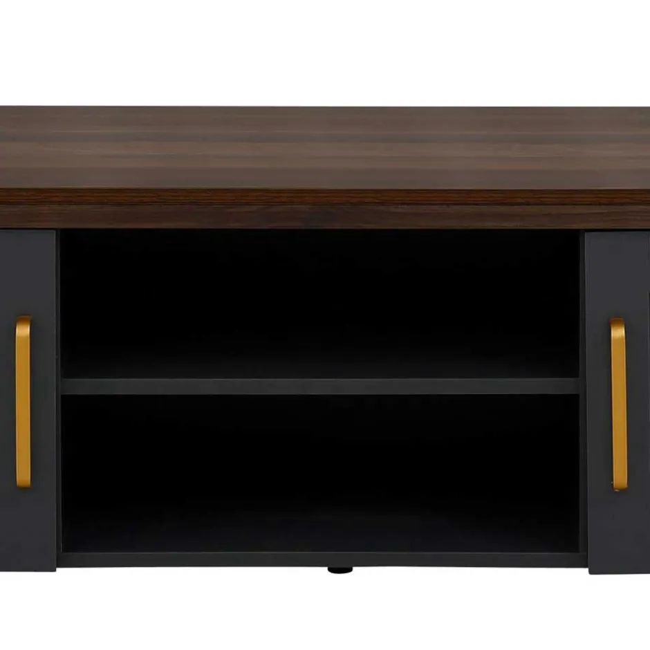 Landhaus TV-Board in Dunkelgrau - Mivaldana^Wohnen Hot