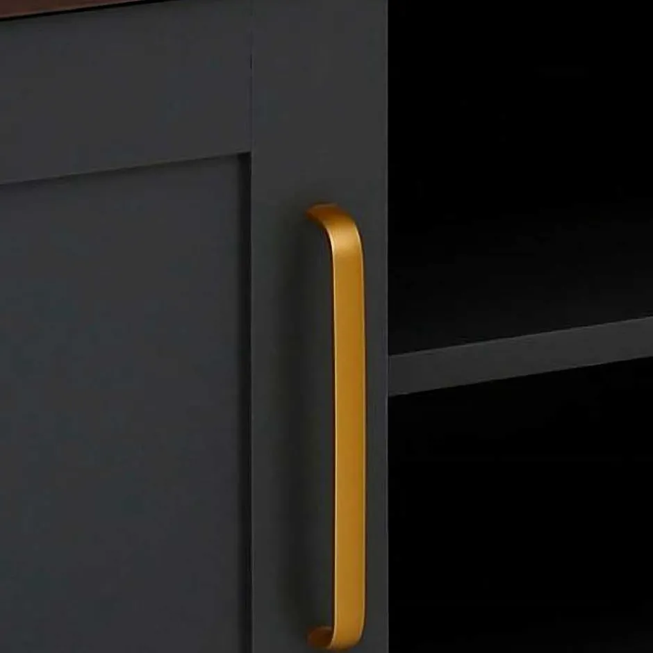 Landhaus TV-Board in Dunkelgrau - Mivaldana^Wohnen Hot