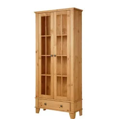 Wohnen Landhaus Vitrine aus Kiefer Massivholz - Anyamie