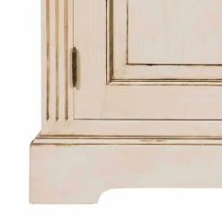 Wohnen Landhaus Vitrine in Creme Weiß - Helsing